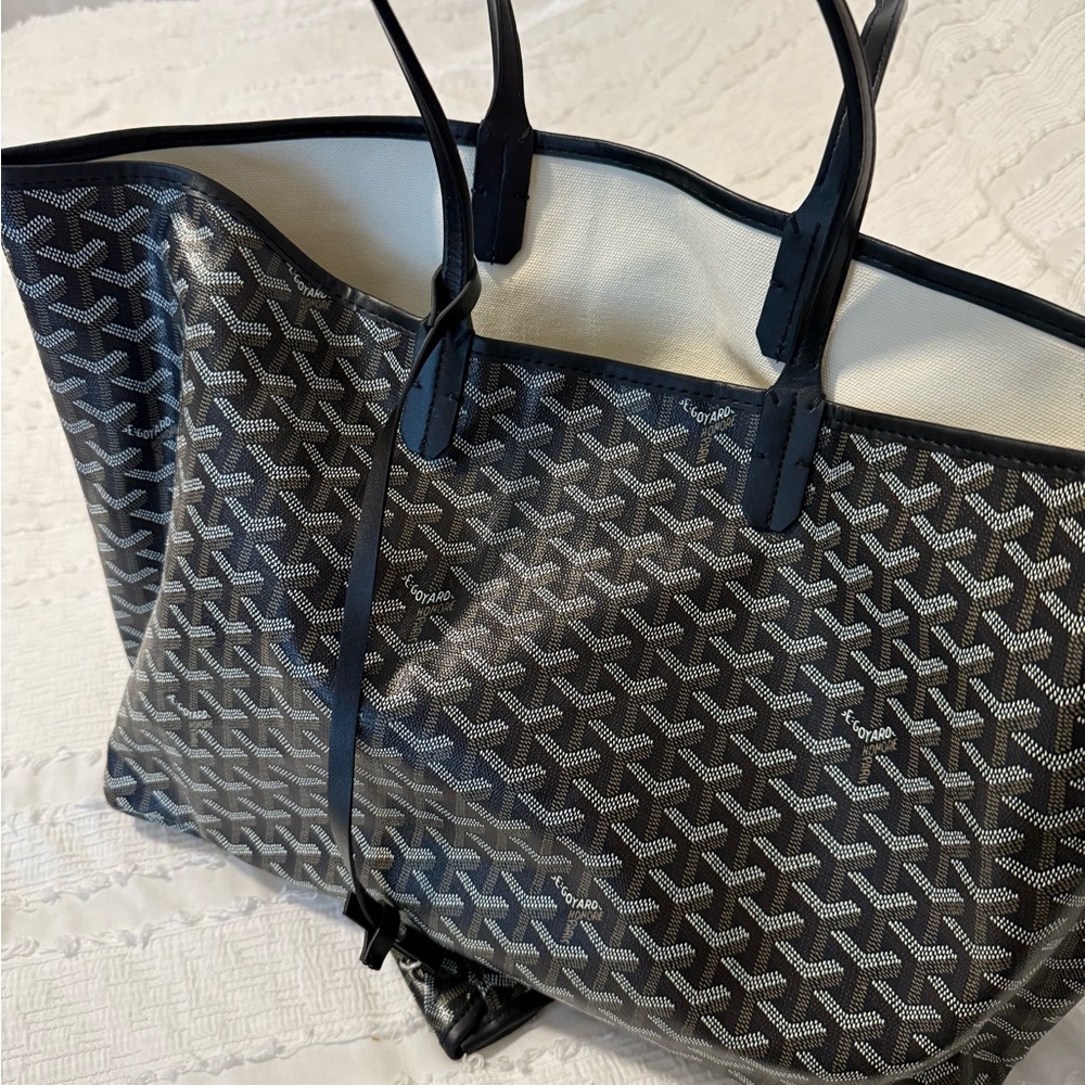 Goyard lookalike Black tote
